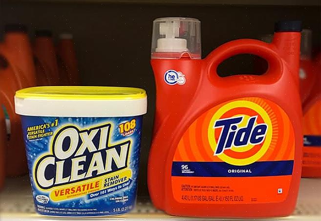 I en OxiClean-test besluttede en ung pige at bruge sine smukke lyserøde afgrødebukser til at støve