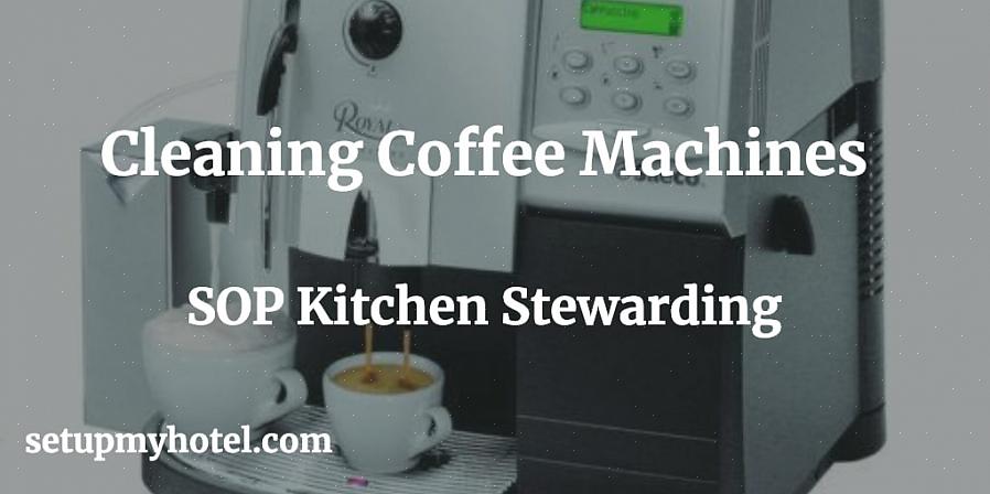 Tøm din kaffemaskine