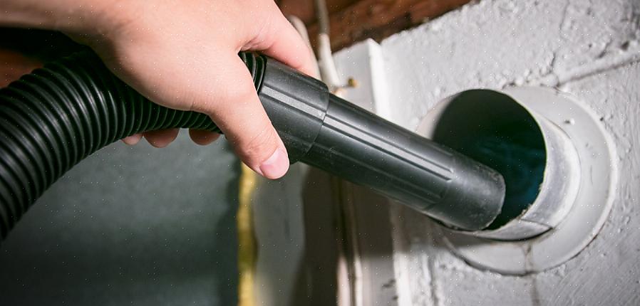 Den fleksible plast (normalt vinyl) kanal ligner aluminiumsfoliekanal